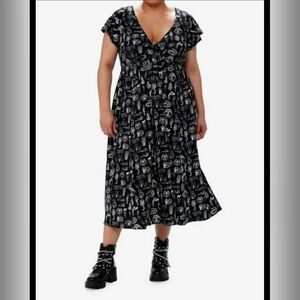 Hot Topic Animal Anatomy Tie Front Dress